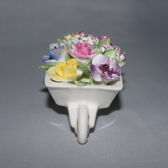Royal Doulton Floral Wheelbarrow | Fine Bone China | Made in England - Picture 2 of 11